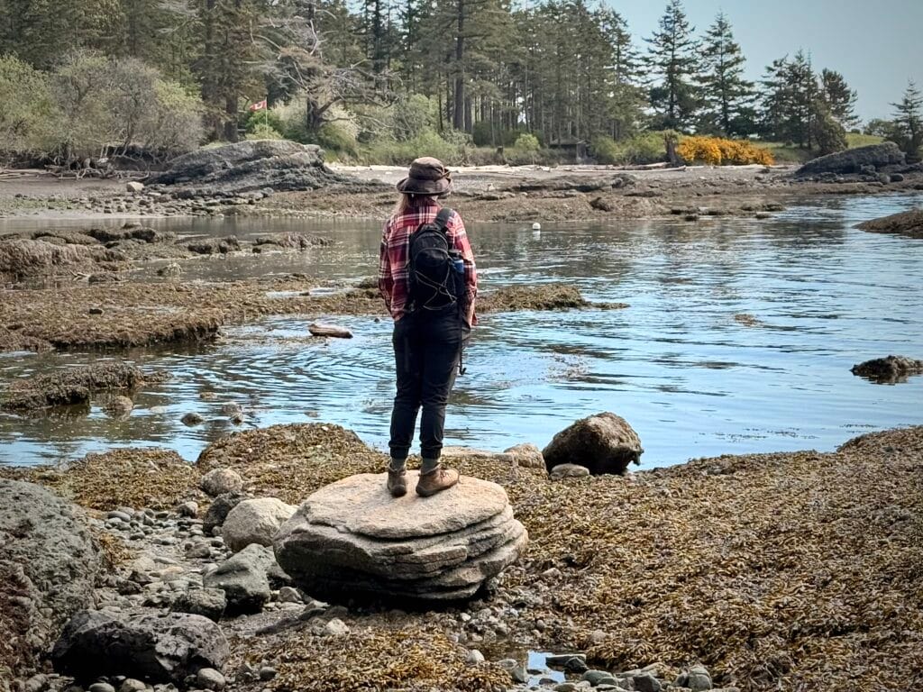 Land use and misuse call for proactive means such as mediation to bring calm to troubled waters. Standing on the coast this person marvels at the splendour and seclusion of a tucked away part of South Pender Island in British Columbia.