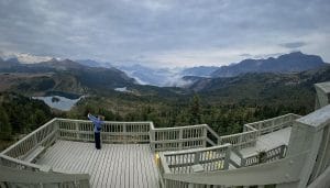 This image brings you to a vista whereby you can see over the mountains and experience the winds of freedom.