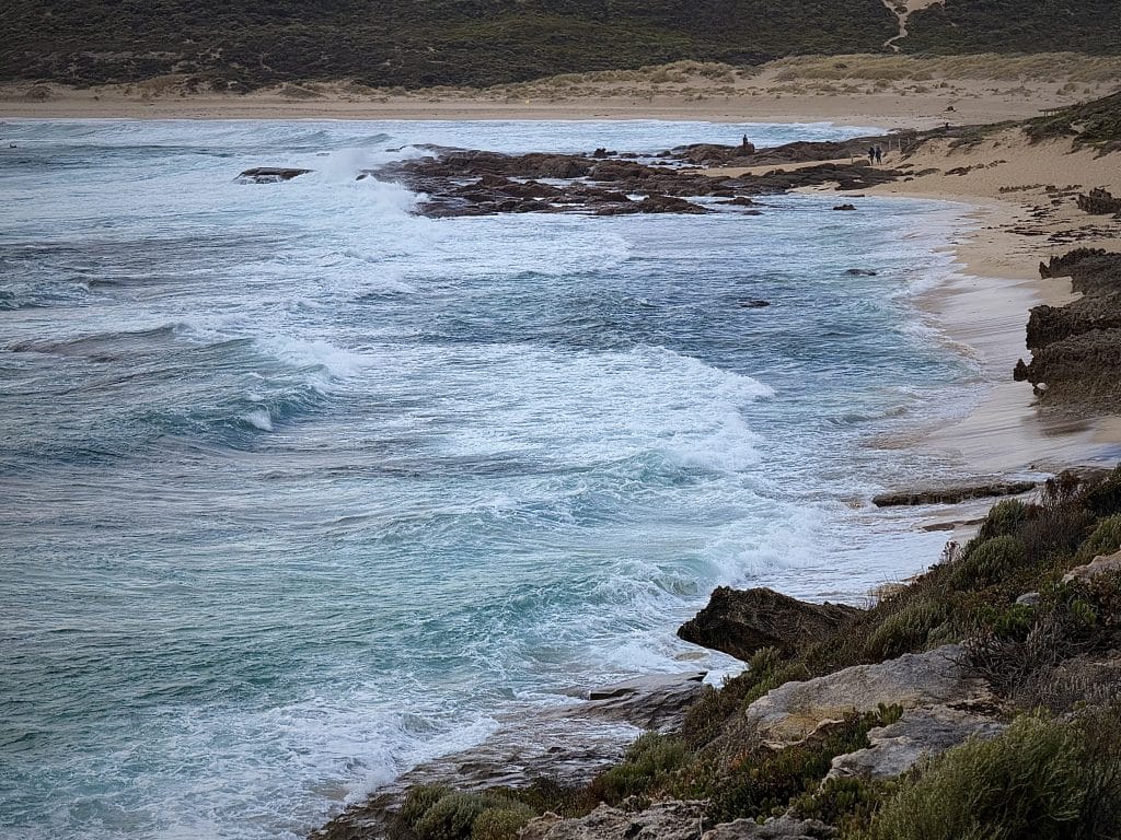 This photograph reflects the breathtaking beauty of Ozzie Shores on a sunny day.