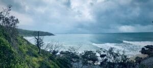 Imagine you are standing off the rugged coast helping to male up Noosa National Park.