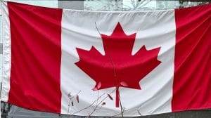 This image brings you to a slight variation to the iconic Canadian Flag.