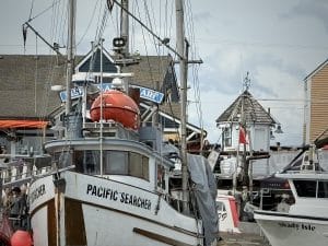 This image, opened to a scene at Lulu Island, where vessels are docked. You may think of this island as a gateway to the Pacific Ocean. As you observe the ships, you might remember the whiff of salty air, you had experienced near the ocean. You could imagine that you are actually there, feeling the warmth of sun on your body!